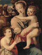 The Madonna and child with the infant saint john the baptist